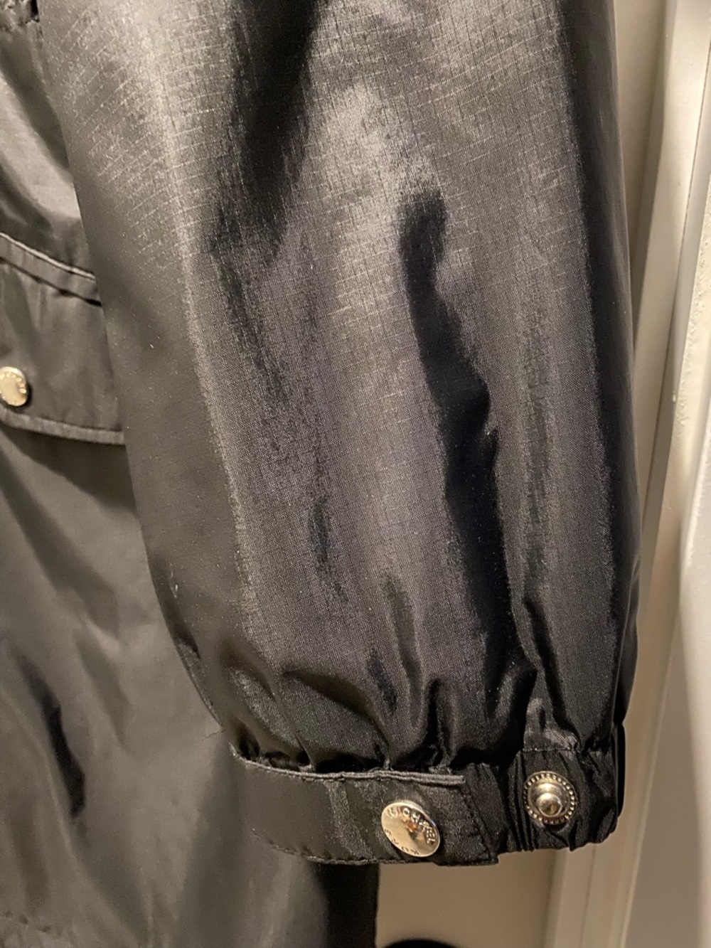 Michael Kors Black Drawstring spring Jacket - Picture 3 of 7
